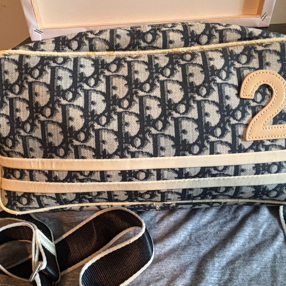 Authentic Vintage Christian Dior Trotter No. 2 Crossbody Bag - John Galliano Era - Picture 2 of 12